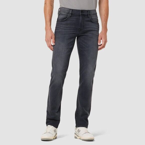 NEW Hudson Blake Slim Straight Zip Fly Jeans in Dark Concrete